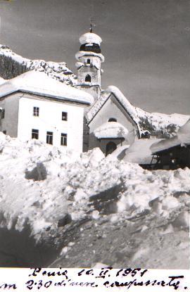 la grande nevicata dell'inverno 1950/51.